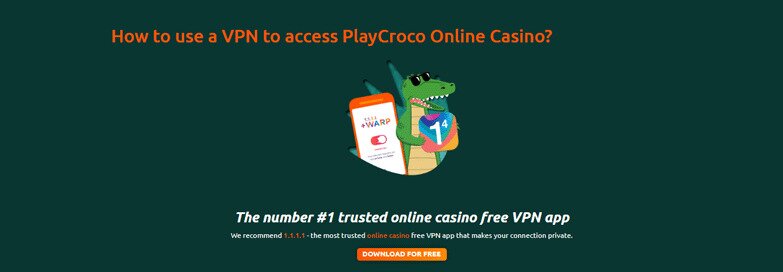 PlayCroco Casino VPN