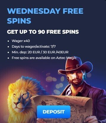 MegaSlot Wednesday Free Spins