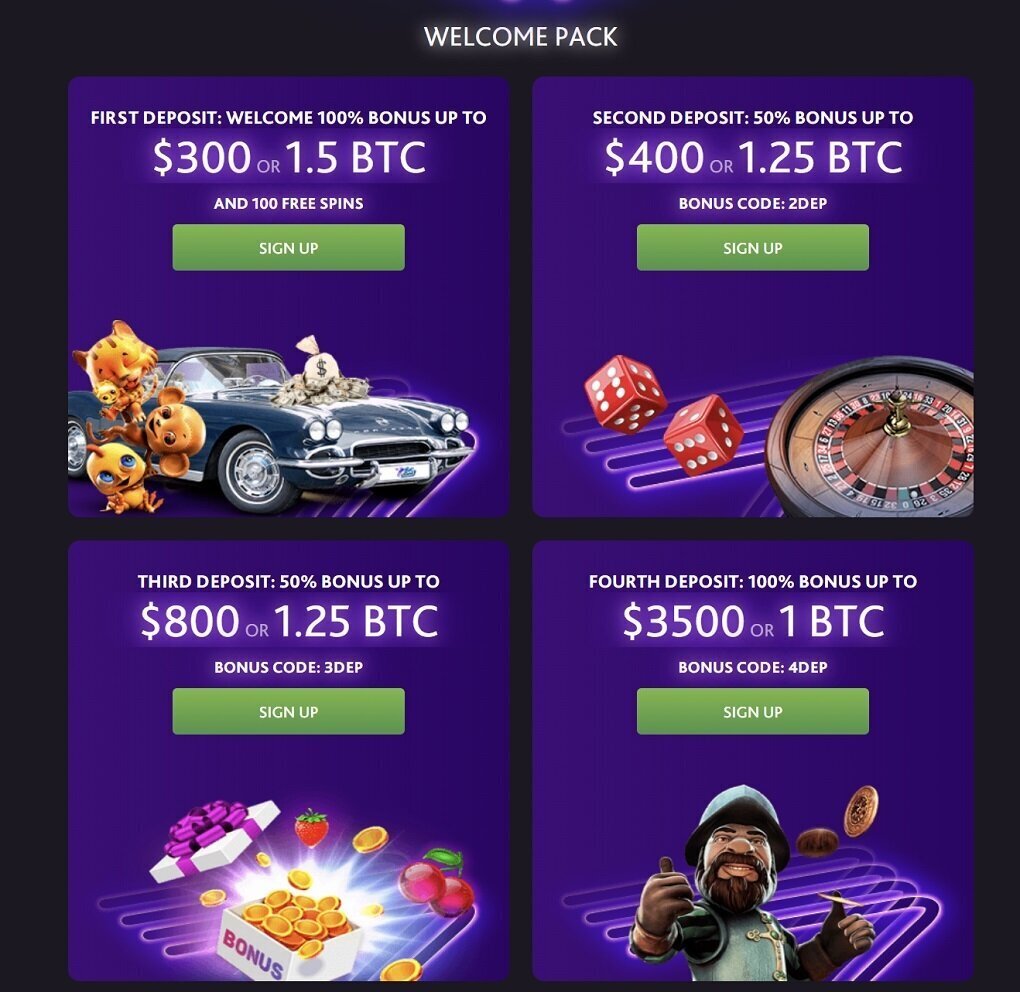 7bit online casino welcome bonus pack