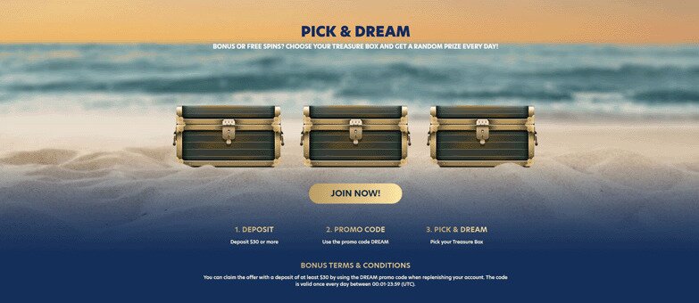 Lucky Dreams Casino Prizes
