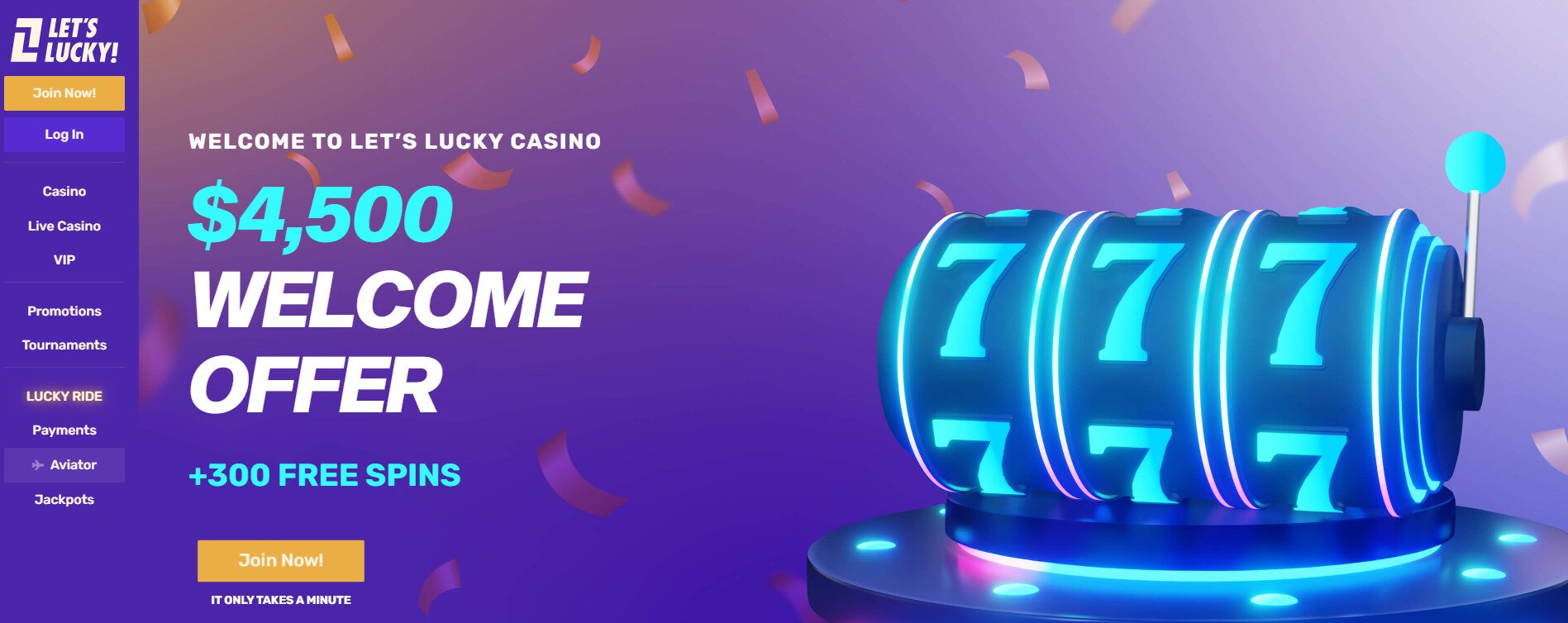 Let's Lucky Casino new welcome offer