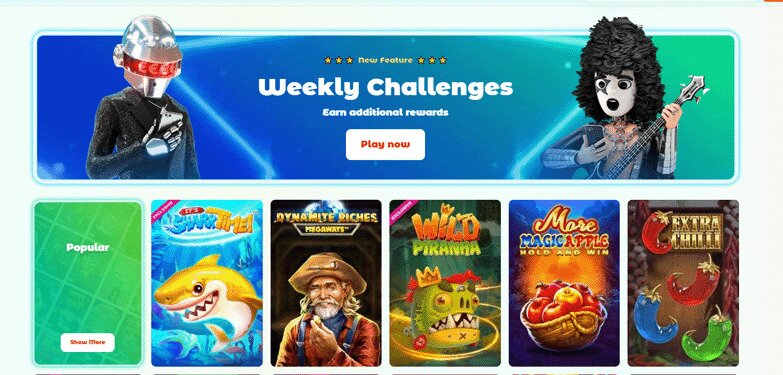 Neon54 Casino Challenges