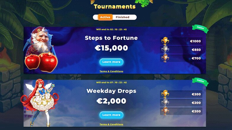 Wazamba Casino - Tournaments
