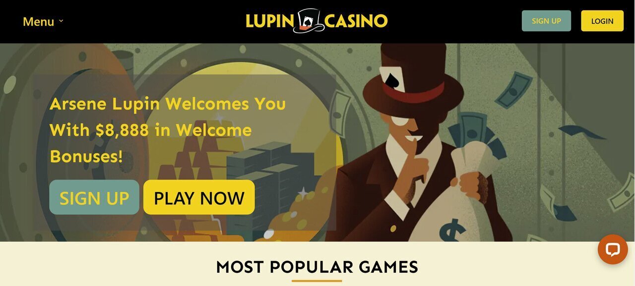 Lupin casino welcome bonus