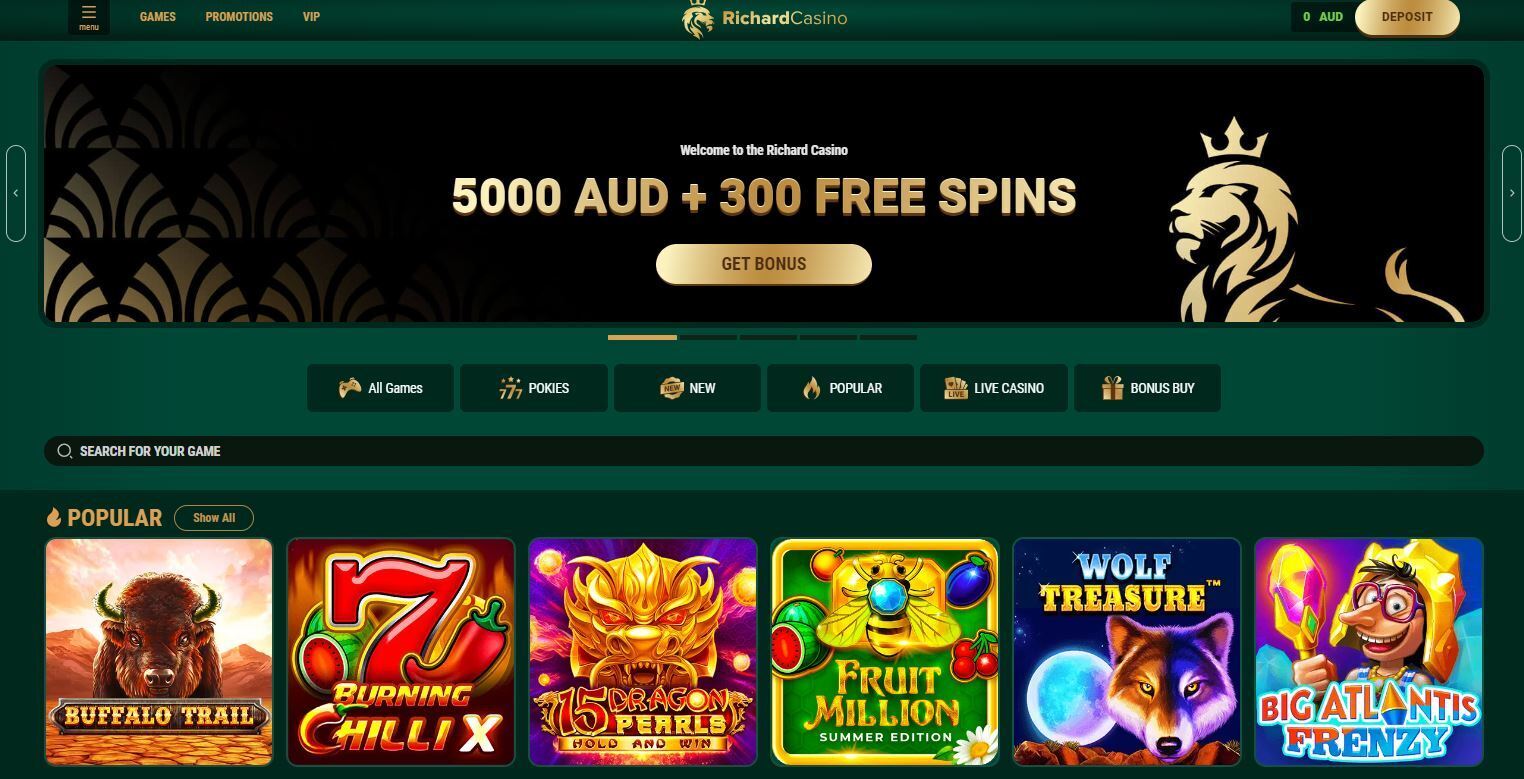 Richard Casino Homepage